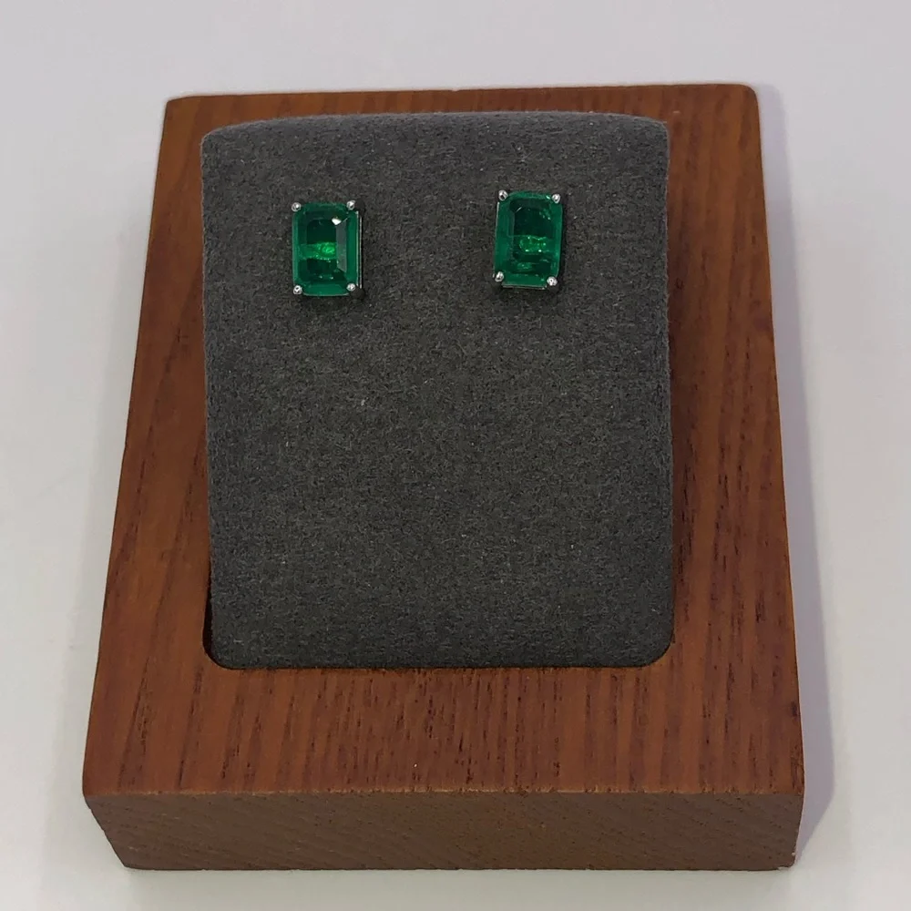 1ct Emerald Earrings